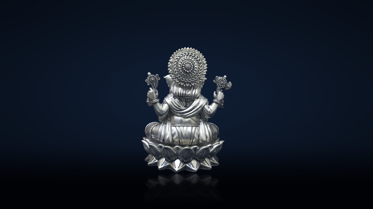 Lord Ganesha Lotus Left Trunk