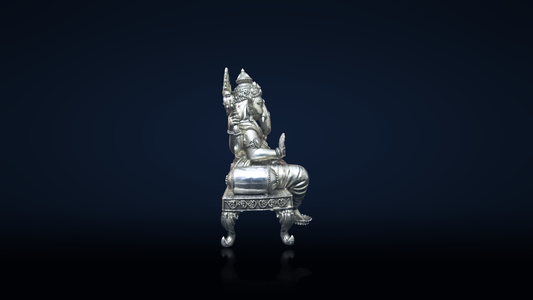 Lord Ganesha Singhasan Left Trunk